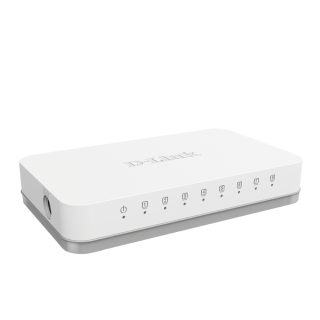 D-Link 8-портов гигабитов лесен десктоп суич
