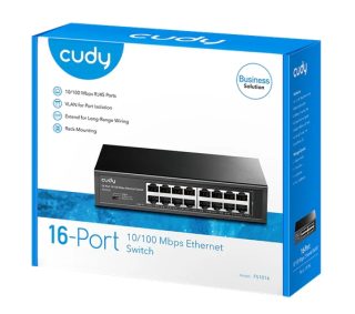 Cudy FS1016 16-портов метален комутатор 10/100 Mbps