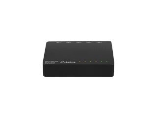 LANBERG DSP3-1005-60W 5-портов гигабитов PoE+ неуправляем настолен суич