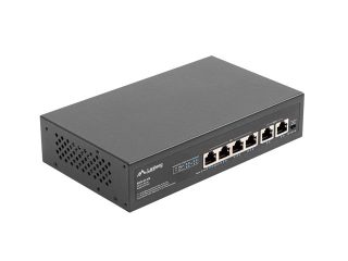Lanberg комутатор 4x 100Mb PoE+/2x 100Mb неуправляем rack 10" 19" fast ethernet 60W