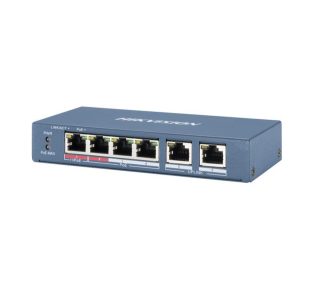 HikVision 6-портов Fast Ethernet неуправляем PoE суич