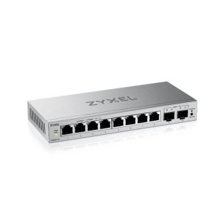 ZyXEL GS1200-10 v3, 8 Port Gigabit, 2 x SFP webmanaged Desktop Switch
