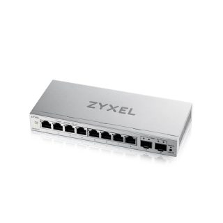 ZyXEL GS1200-10 v3, 8 Port Gigabit, 2 x SFP webmanaged Desktop Switch