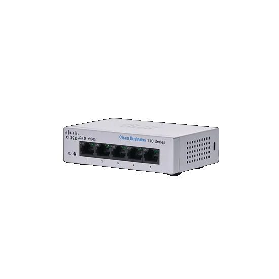 Cisco CBS110 неуправляем 5-портов GE, настолен, външно захранване