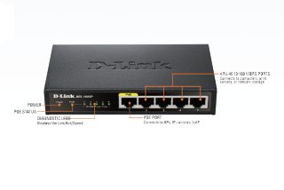 D-Link 5-Port Fast Ethernet PoE Desktop Switch