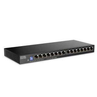 ZyXEL GS1100-16ES Slimline 16 портов Gigabit - DIP selector неуправляем суич