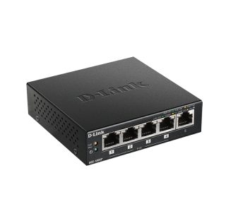 D-Link 5-портов настолен Gigabit PoE+ комутатор