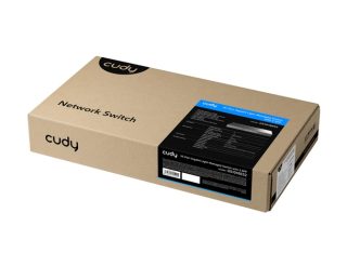 Cudy GS1016ES2 16-портов Gigabit Light Managed Switch с 2 SFP, 19 инча, 16 Gigabit RJ45 порта + 2 SFP слота, за монтаж в стойка, стоманен корпус