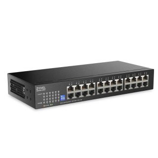 ZyXEL GS1100-24ES 24-портов Gigabit DIP селектор неуправляем суич v3