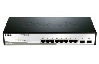 D-Link 10-Port Gigabit Smart Switch с 2 SFP порта