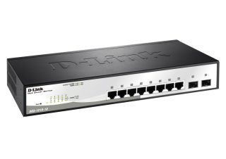 D-Link 10-Port Gigabit Smart Switch с 2 SFP порта