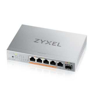 ZyXEL XMG-105 5 порта 2,5G + 1 SFP+ MultiGig неуправляем десктоп суич