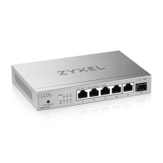 ZyXEL XMG-105 5 порта 2,5G + 1 SFP+ MultiGig неуправляем десктоп суич