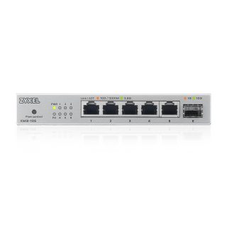 ZyXEL XMG-105 5 порта 2,5G + 1 SFP+ MultiGig неуправляем десктоп суич