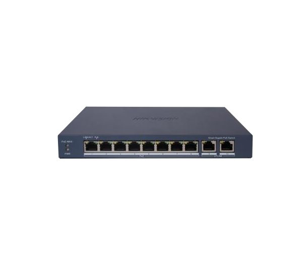 HikVision 8-портов Gigabit Smart PoE суич