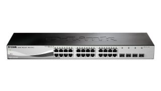 D-Link 24-портов Gigabit управляем комутатор с 4 комбо SFP порта