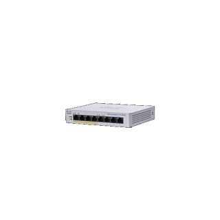 Cisco CBS110 неуправляем 8-портов GE, частично PoE, настолен, външно захранване