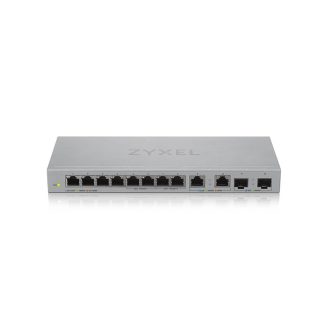 ZyXEL XGS1010-12 v2, 12-портов Gigabit неуправляем комутатор с 8-порта 1G + 2-порта 2.5G + 2-порта SFP+