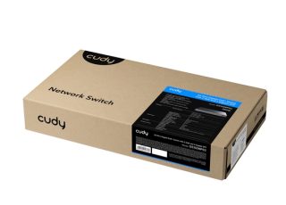 Cudy GS1026PS2 24-портов Gigabit PoE+ суич с 2 uplink Gigabit порта и 2 Gigabit SFP слота 300W