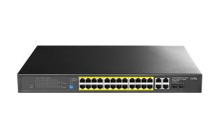 Cudy GS1028PS2 24-портов Gigabit PoE+ комутатор с 2 SFP порта