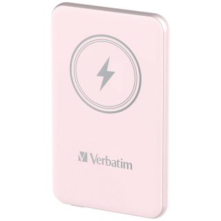 Verbatim MCP-5PK Power Pack 5000 mAh с UBS-C PD 20W / Магнитно безжично зареждане 15W Розов