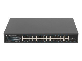 Lanberg switch 24x 1GB poe+/2x GB 2x sfp rack 19" gigabit ethernet 250w