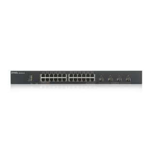 ZyXEL XGS1935-28, 28-портов Lite-L3 Smart Managed Switch, 24x Gigabit Copper и 4x 10G SFP+, хибриден режим, самостоятелен или NebulaFlex Cloud