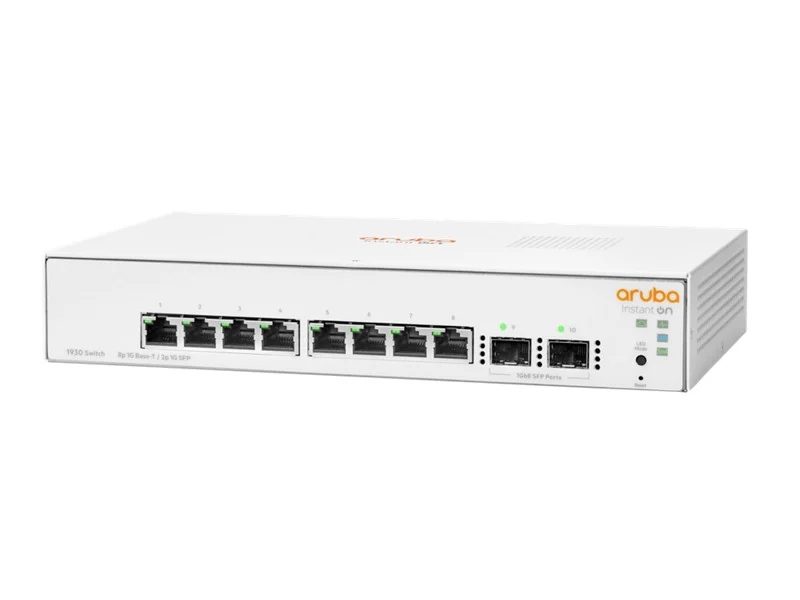 HPE Networking Instant On Switch 8p Gigabit 2p SFP 1930