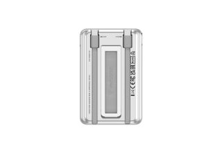 Verbatim Charge 'n' Go 2C Външна батерия Магнитна Безжична 5000mAh с 2 USB-C кабела и стойка Сребриста