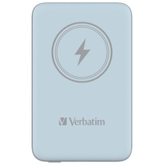 Verbatim MCP-10BE Power Pack 10000 mAh с USB-C PD 20W / Магнитно безжично зареждане 15W Син