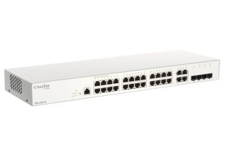 D-Link 28-портов Gigabit Nuclias Smart Managed switch с 4x 1G комбо порта (с 1-годишен лиценз)