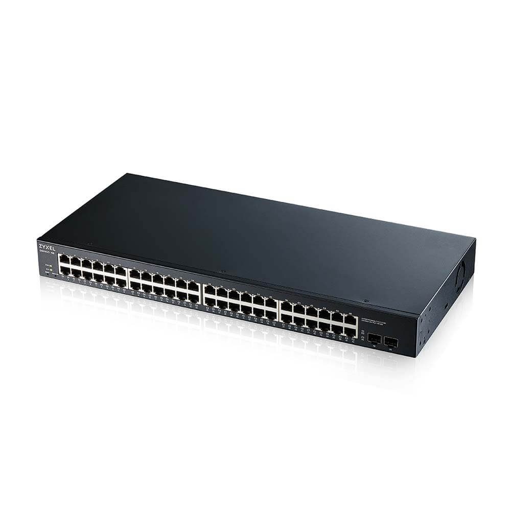 ZyXEL GS1900-48 v2, 48-портов GbE L2 Smart Switch, rackmount