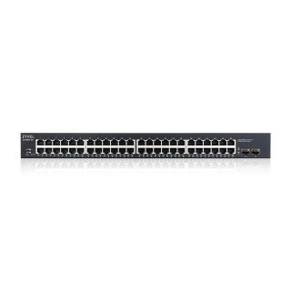 ZyXEL GS1900-48 v2, 48-портов GbE L2 Smart Switch, rackmount