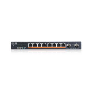 ZyXEL XMG1915-10EP, 8-портов 2.5GbE, 2 SFP+, 8 x PoE++ 130W Smart Switch, хибриден режим, самостоятелен или NebulaFlex Cloud
