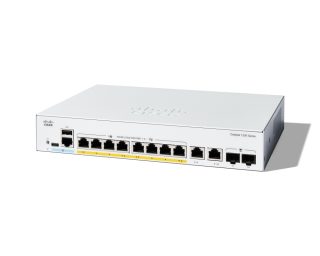 Cisco Catalyst 1200 8-портов GE, PoE, Ext PS, 2x1G Combo