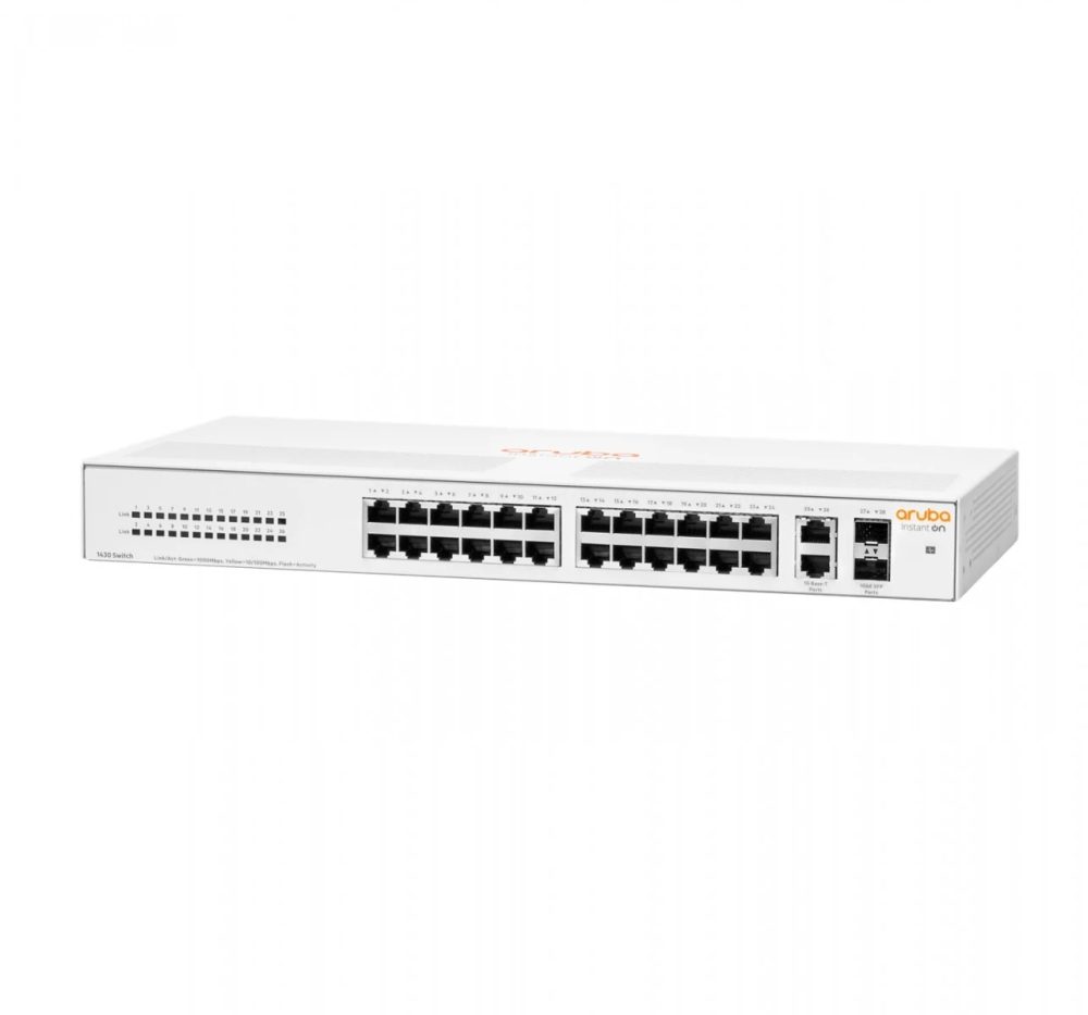 HPE Networking Instant On Switch 26p Gigabit 2p SFP 1430