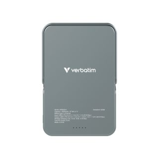 Verbatim Charge 'n' Go Power Bank with Stand Magnetic Wireless 10000mAh Grey