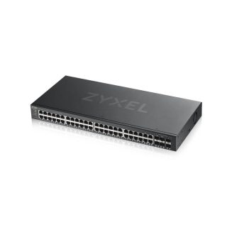 ZyXEL GS1920-48v2, 50 портов смарт управляем суич, 44x Gigabit медни и 4x Gigabit dual personality порта, хибриден режим, самостоятелен или NebulaFlex Cloud