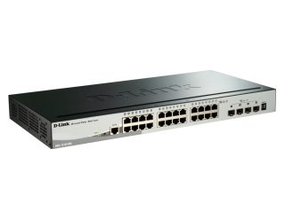 D-Link 28-Port Gigabit Stackable Smart Managed Switch including 4 10G SFP+