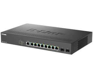 D-Link 8-Port 2.5G Base-T PoE и 2-портов 10G SFP+ Smart Managed Switch