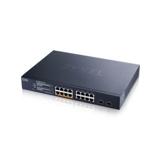 ZyXEL XMG1915-18EP, 16-портов 2.5GbE, 2 SFP+, 8 x PoE++ 180W Smart Switch, хибриден режим, самостоятелен или NebulaFlex Cloud