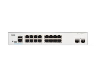 Cisco Catalyst 1300 16-портов GE, 2x1G SFP комутатор