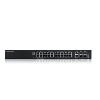 ZyXEL XGS2220-30 L3 Access Switch, 24x1G RJ45 2x10mG RJ45, 4x10G SFP+ Uplink, incl. 1 yr NebulaFlex Pro