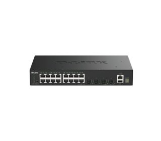 D-Link 16 порта GE + 4 порта 10G SFP+ Smart Managed Switch