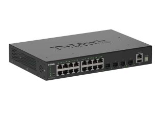 D-Link 16 порта GE + 4 порта 10G SFP+ Smart Managed Switch