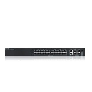 ZyXEL XGS2220-30F L3 Access Switch, 24x1G SFP, 2x10mG RJ45, 4x10G SFP+ Uplink, incl. 1 yr NebulaFlex Pro