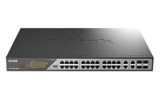 D-Link 28-портов Gigabit Ethernet PoE++ комутатор за видеонаблюдение