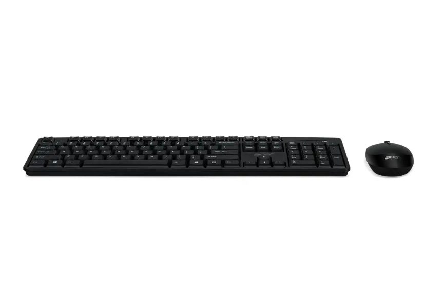 Acer Combo Set AAK410 Keyboard & Mouse, Wireless, USB, Standard, Black, No Cyrillic