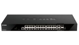 D-Link 24 порта GE + 2 10GE порта + 2 SFP+ Smart Managed Switch
