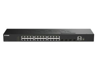 D-Link 24 Ports GE + 4 Ports 10G SFP+ Smart Managed Switch, DGS-1530-28